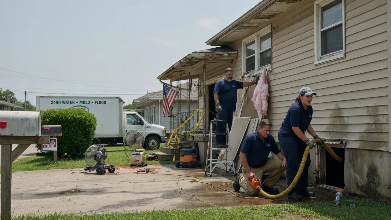 Water Damage Repair in Glidden, TX near me
